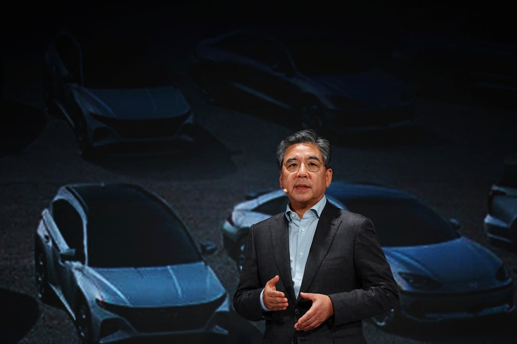 Jaehoon chang, president-directeur general de hyundai, a la journee des investisseurs de l'entreprise