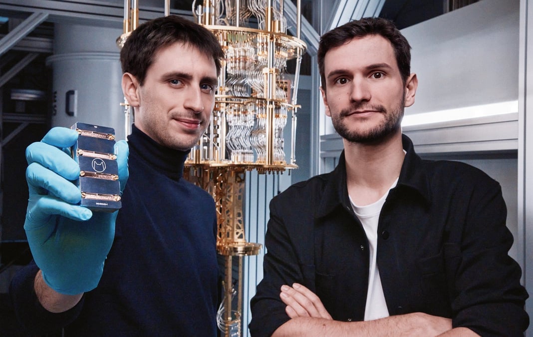Théau Peronnin et Raphaël Lescanne, les deux fondateurs d'Alice & Bob.