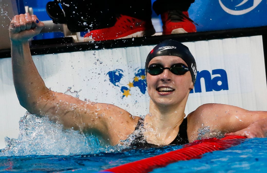 Katie ledecky a la folie !
