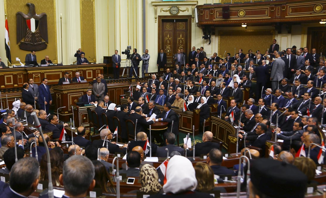 Le parlement egyptien tient sa seance inaugurale