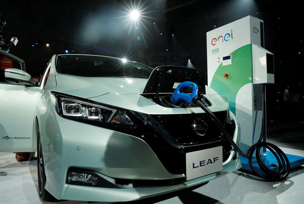 Nissan presente une nouvelle version de sa voiture electrique