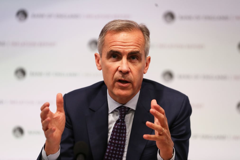 Carney a tete de la boe jusqu'en janvier 2020