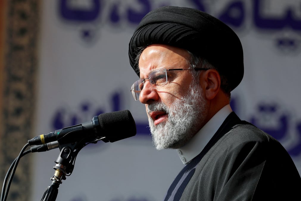 Photo du president iranien ebrahim raisi