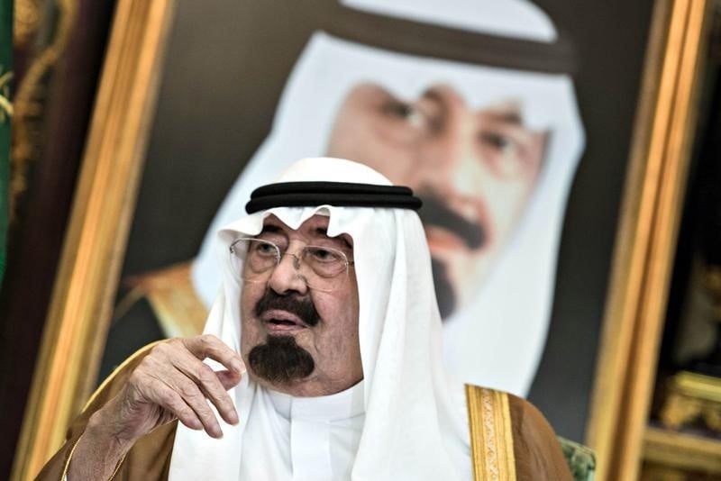 Le roi abdallah d'arabie saoudite soigne pour une infection pulmonaire
