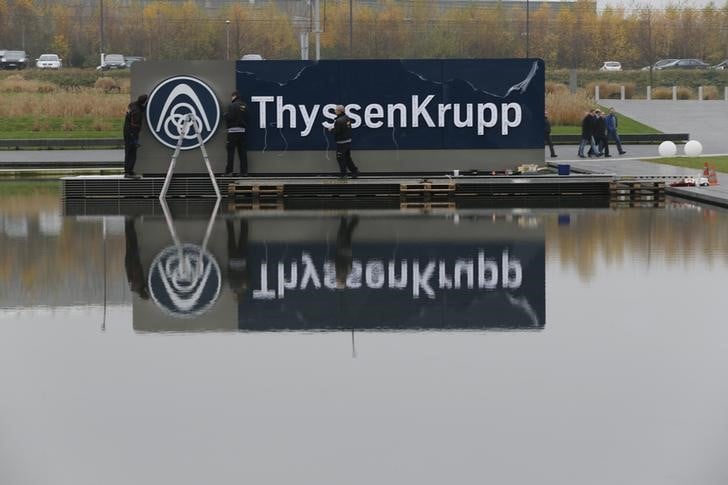 Thyssenkrupp prudent pour son exercice annuel
