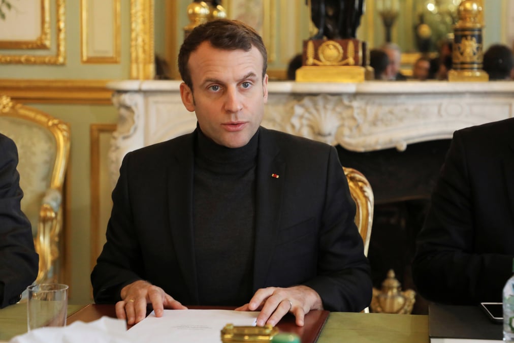 Macron reaffirme sa ligne rouge en syrie, pas de preuve a ce stade