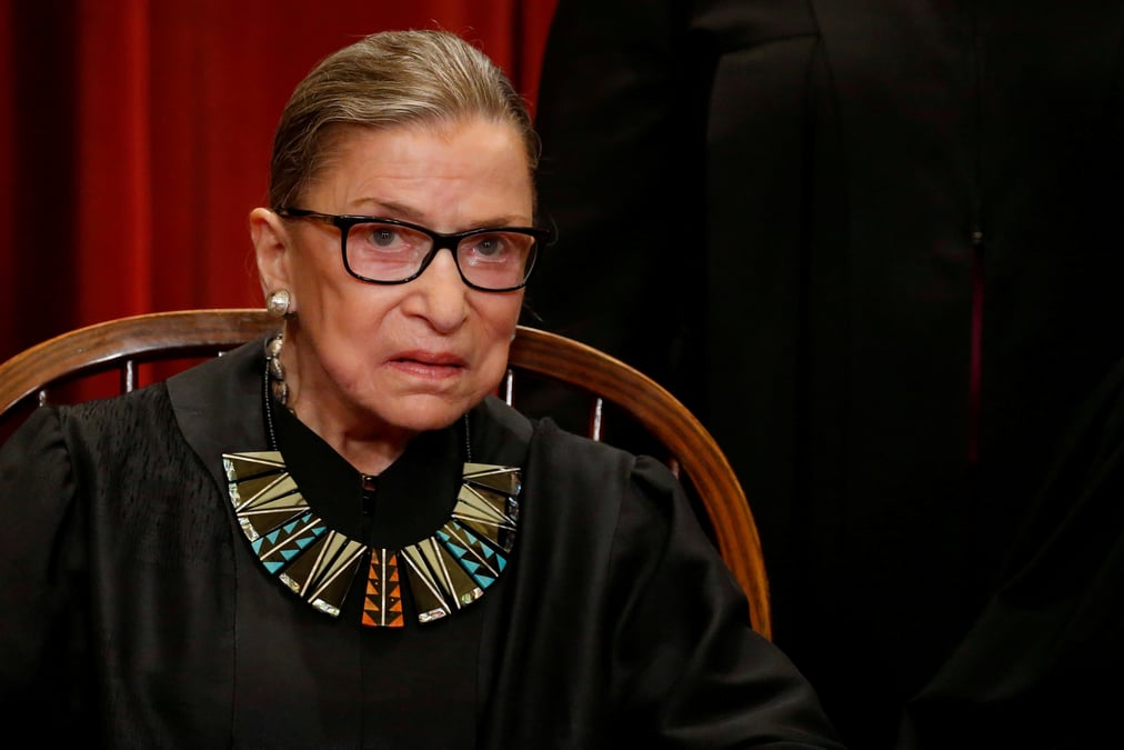 Usa: la juge de la cour supreme ruth ginsburg hospitalisee