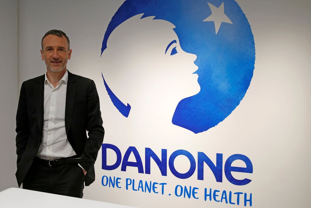 "je ne changerai pas de cap", dit le pdg de danone a challenges