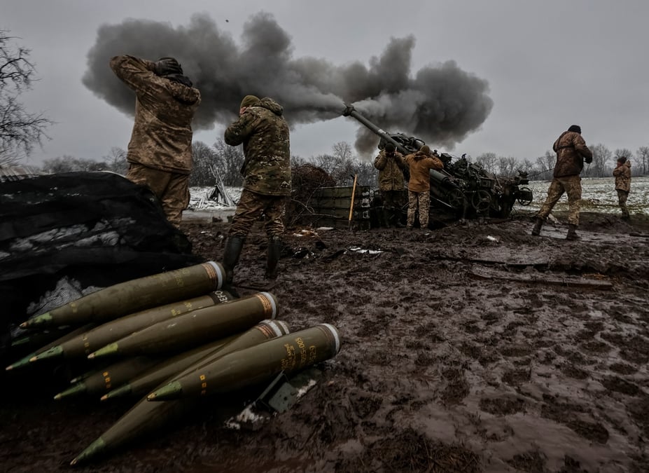 Des soldats russes sur le front ouvert en Ukraine.