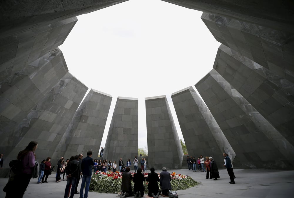 Commemoration du centenaire des massacres de 1915 en armenie