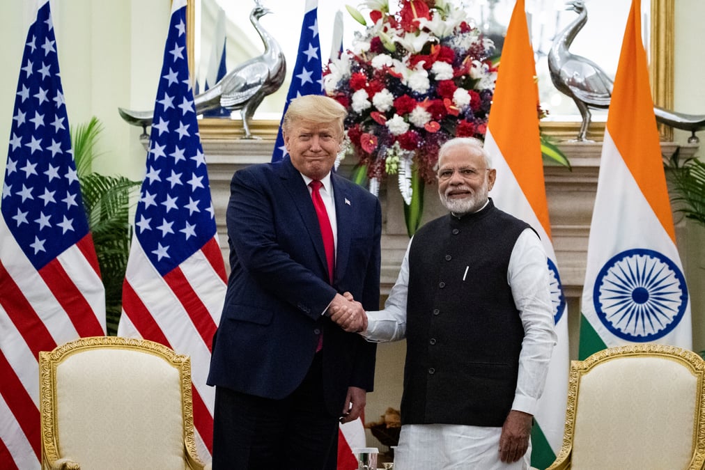 Trump et modi esperent conclure un premier accord commercial usa-inde