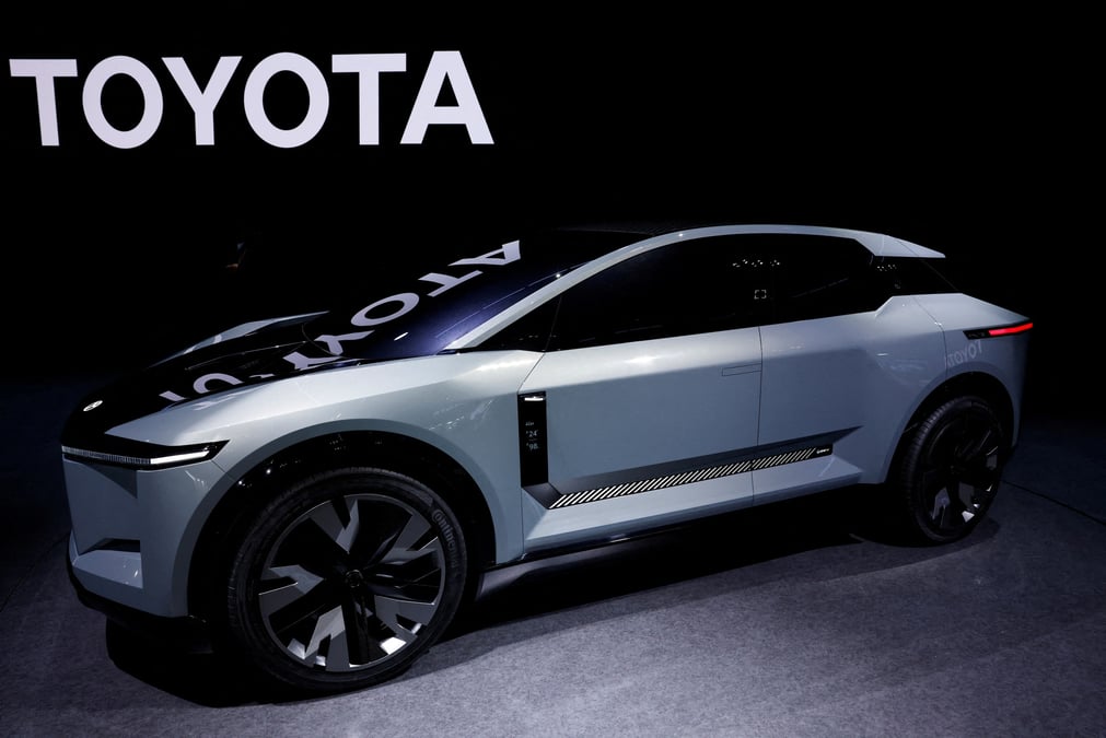 Vehicule conceptuel suv electrique toyota ft-3e au japan mobility show 2023