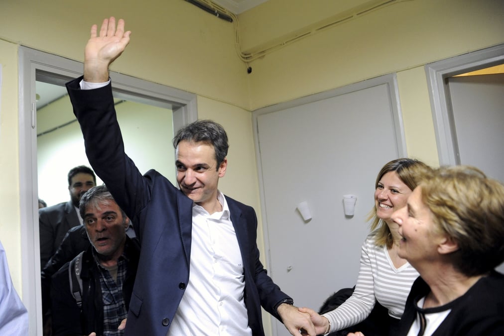 Kyriakos Mitsotakis (51 ans), futur Premier ministre grec