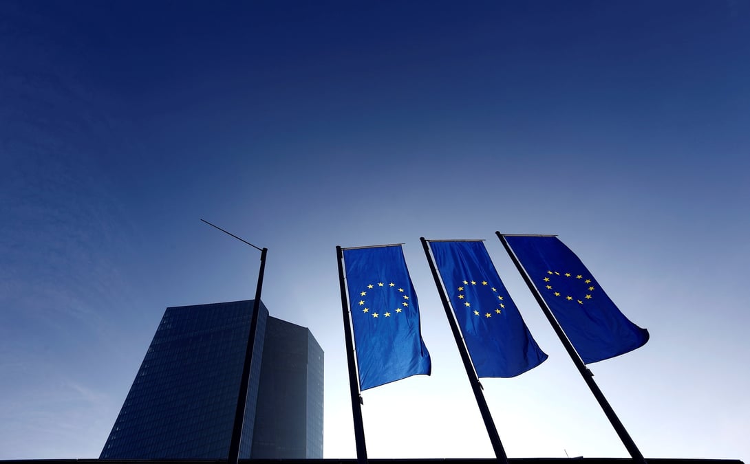 Le siege de la banque centrale europeenne (bce) a francfort