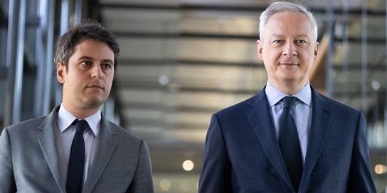 Bruno Le Maire et Gabriel Attal