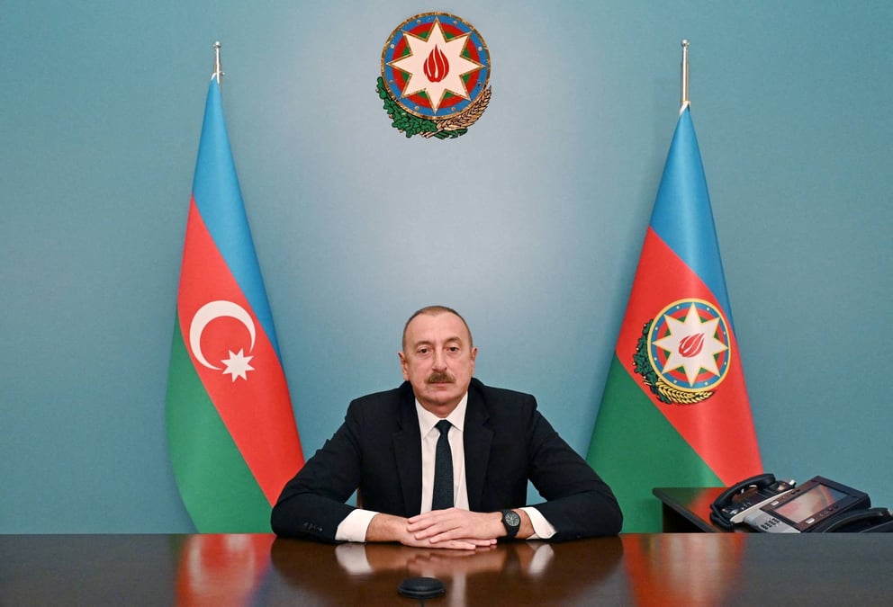 Le president azerbaidjanais aliev s'adresse a la nation