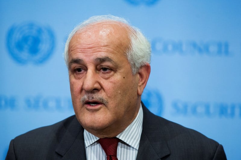 Les palestiniens remettent a l'onu les documents de ratification du statut de rome