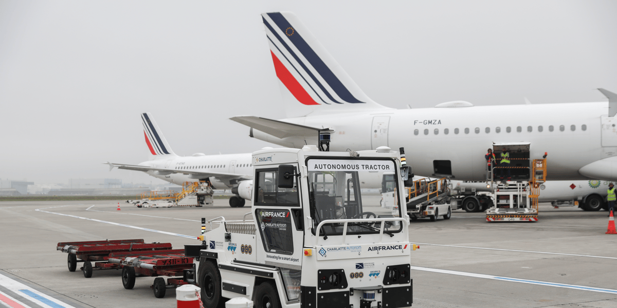 tracteur a bagages autonome