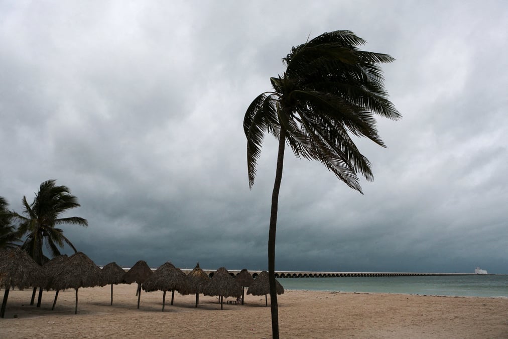 L'ouragan milton au mexique