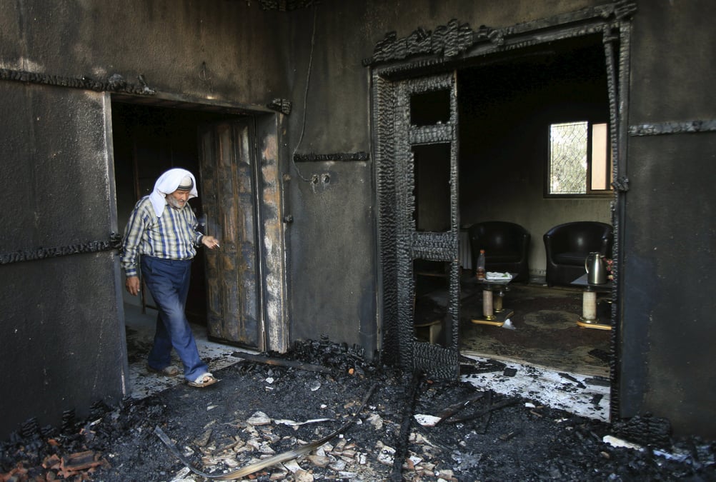Un petit palestinien tue par des extremistes juifs presumes