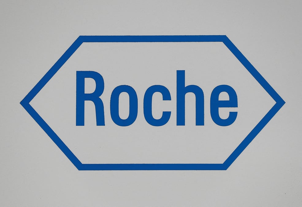 Photo d'archives du logo de roche
