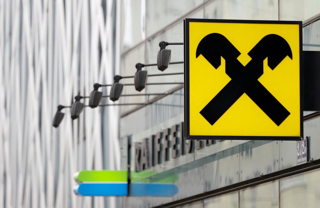 Une agence raiffeisen bank international
