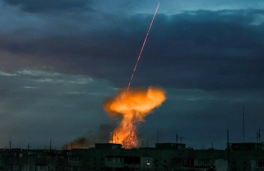 Attaque de drone russe a kherson, en ukraine