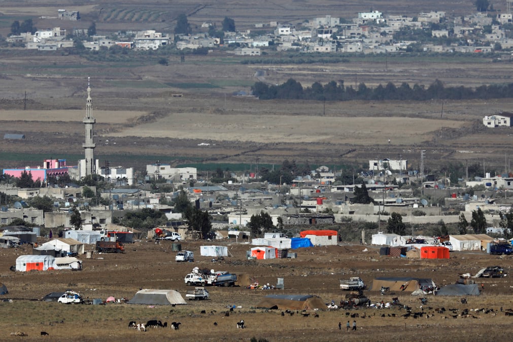 L’evacuation a commence pres de la frontiere du golan