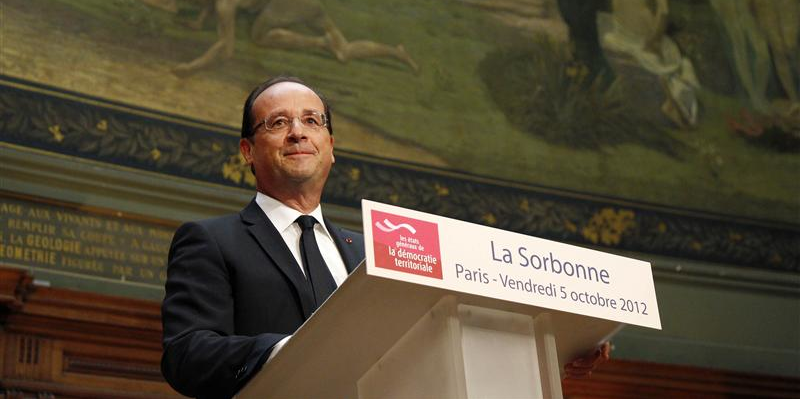 FRANÇOIS HOLLANDE PRÉSENTE LES GRANDES LIGNES DE LA RÉFORME DES COLLECTIVITÉS LOCALES