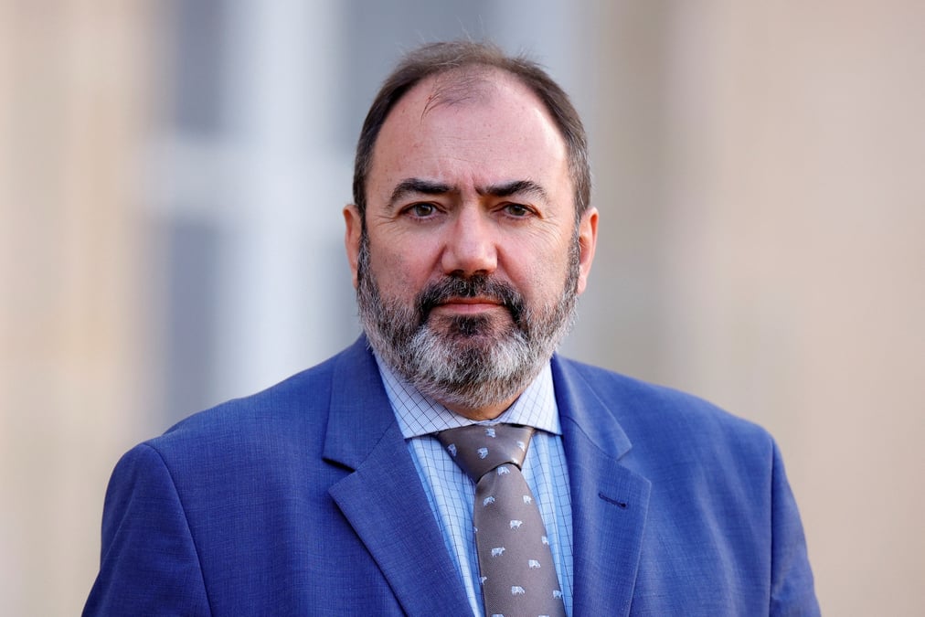 Le ministre francais de la sante, francois braun