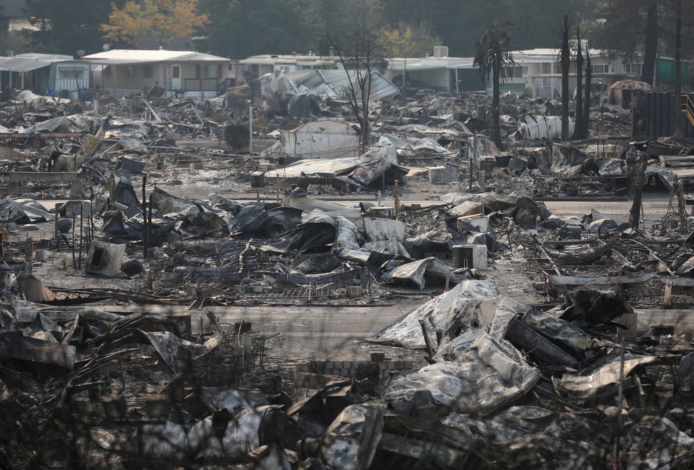 Les incendies en californie en voie d'etre maitrises, 41 morts