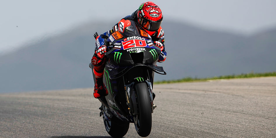 Fabio Quartararo, vendredi à Portimão (Portugal).