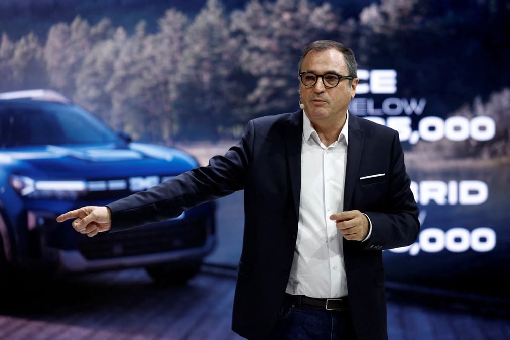 Denis Le Vot au Salon de l’automobile de Paris 2024.