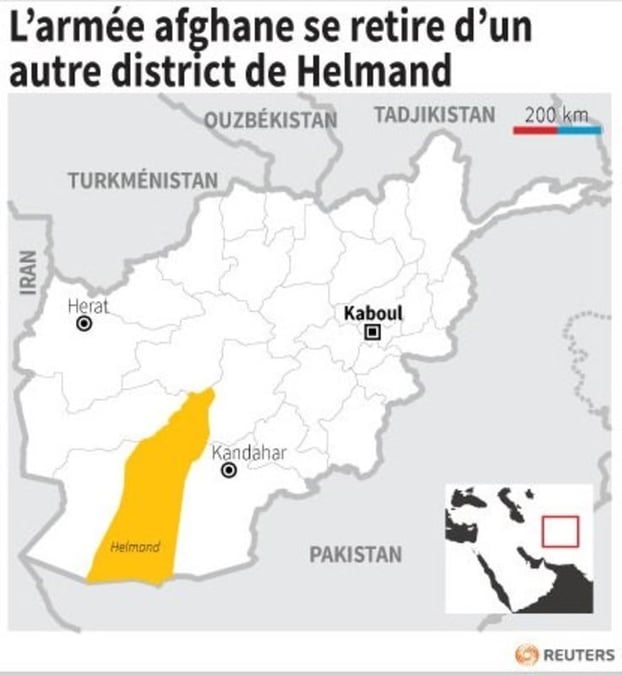 Nouveau retrait de l'armee afghane dans le sud