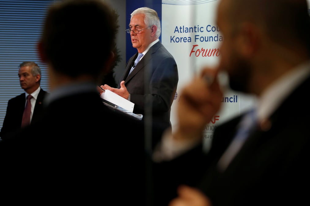 Usa-coree du nord : tillerson propose des discussions sans precondition