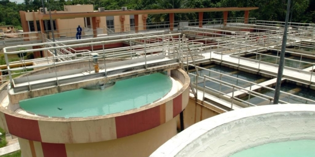 veolia station eau Gabon