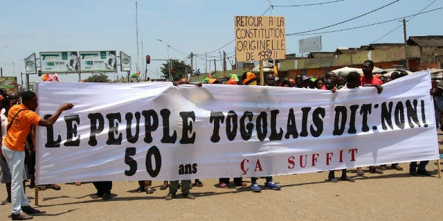manifestations Lomé Togo 2