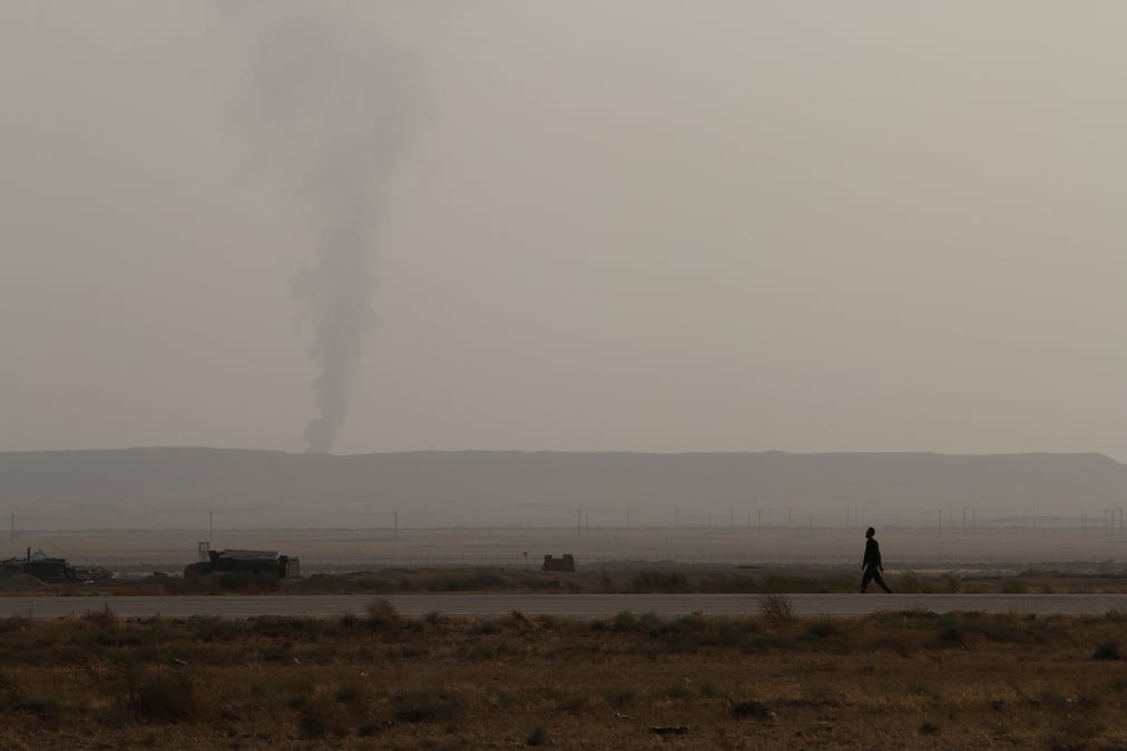 Attaque de l'ei en syrie au sud-ouest de dair az zour