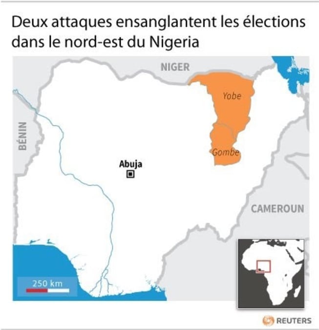 Deux attaques ensanglantent les elections dans le nord-est du nigeria