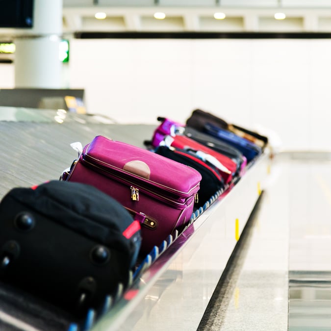 Bagages dans un aéroport