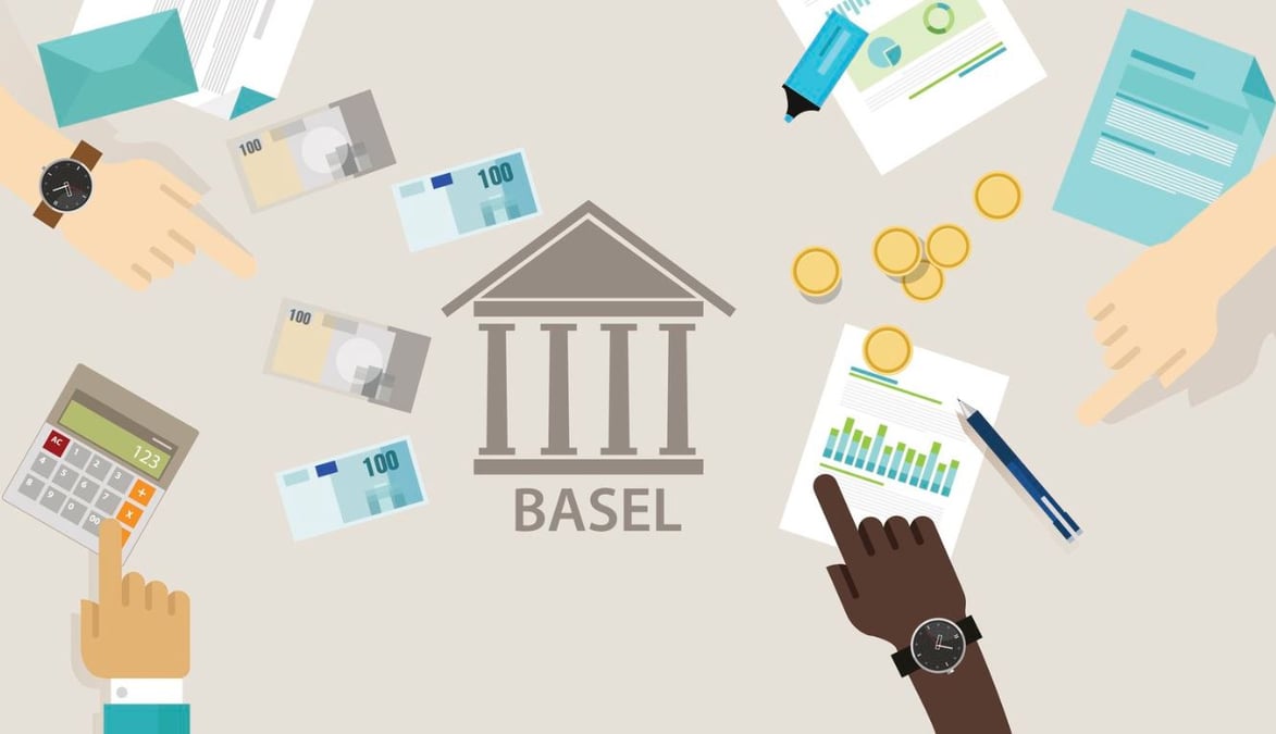 On désigne sous le nom de Bâle les standards de régulation prudentielle des banques au niveau international, négociées dans le cadre du Comité de Bâle, qui réunit les banques centrales et autorités financières d'une trentaine de pays.