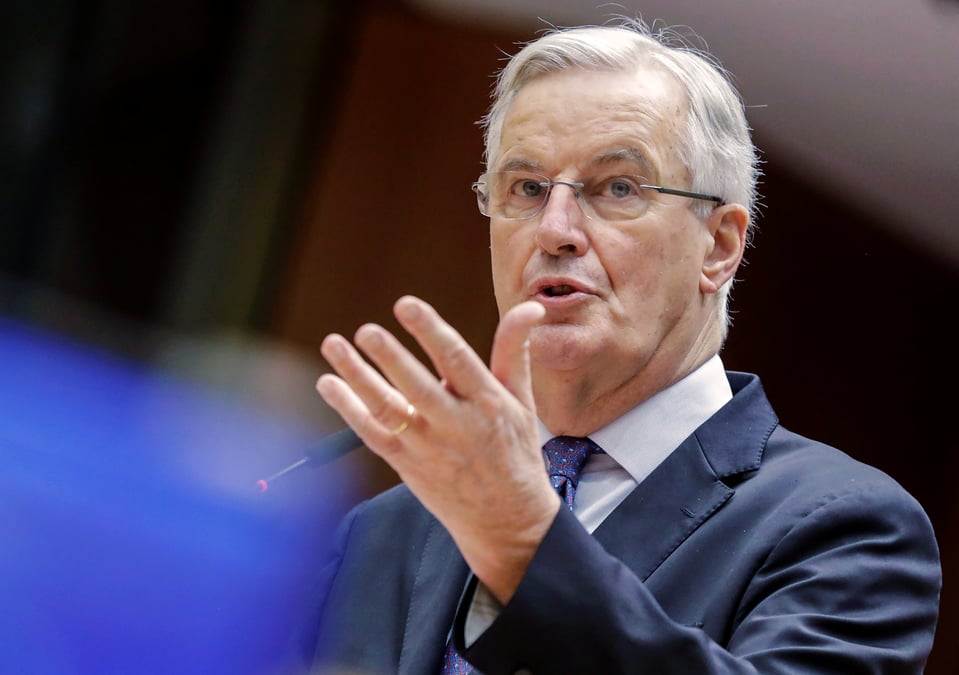 Brexit: barnier va informer les ambassadeurs de l'ue, la peche bloque toujours, selon des sources