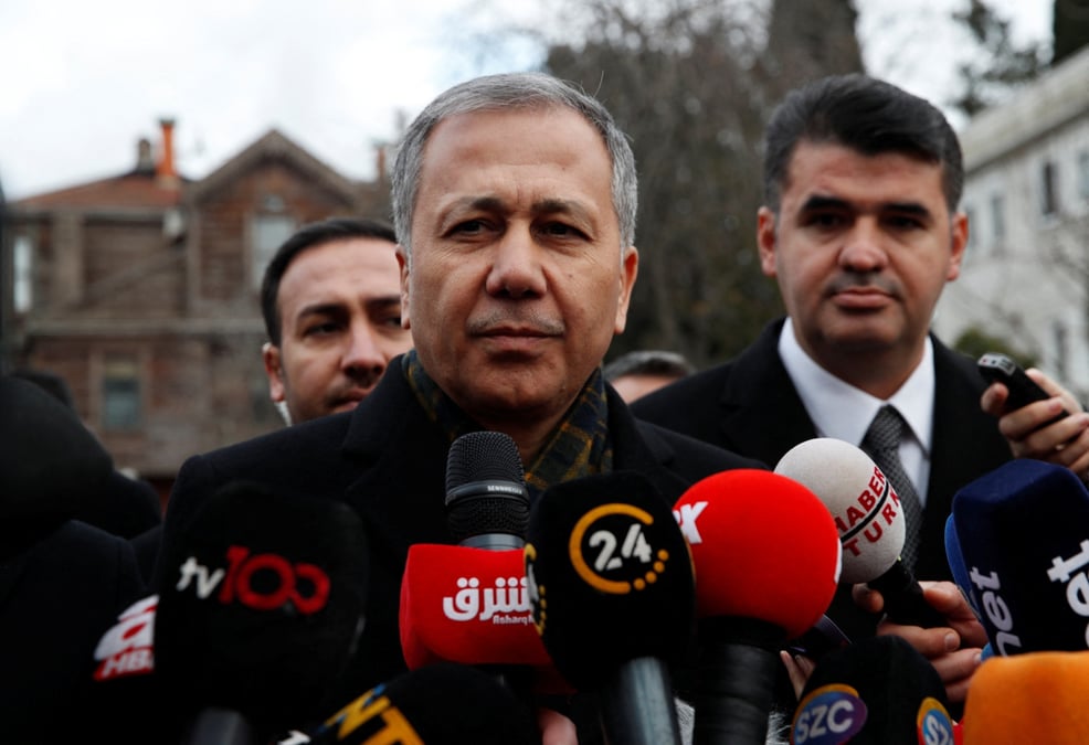 Photo du ministre turc de l'interieur, ali yerlikaya