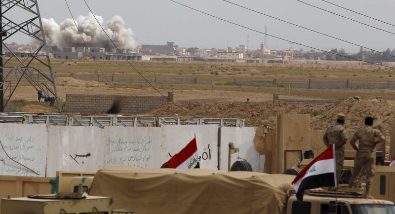 Combats entre l’armee irakienne et l’etat islamique dans la ville de tikrit
