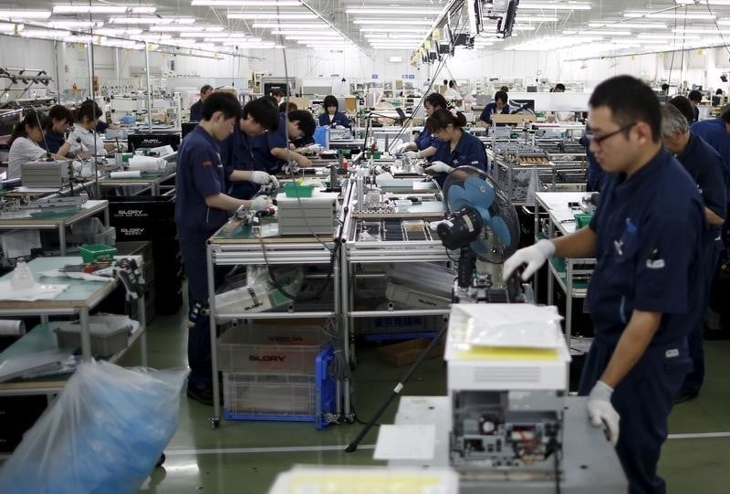 Hausse de l'activite manufacturiere au japon