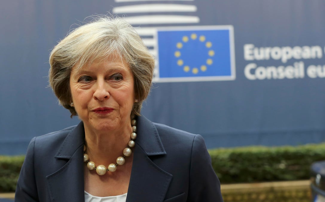 May promet la fiabilite du royaume-uni apres le brexit