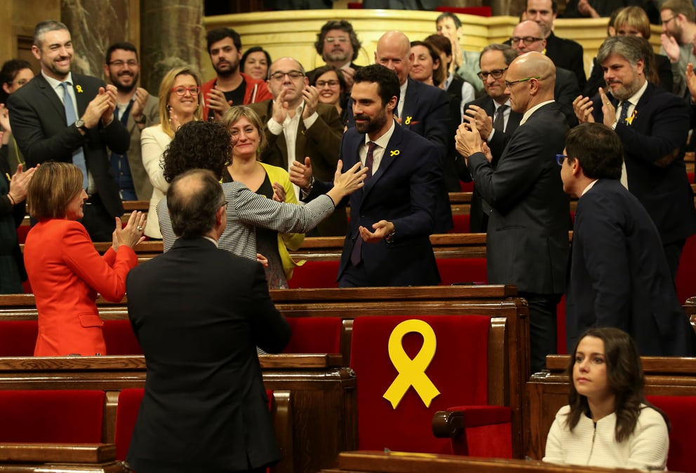 Catalogne: l'independantiste roger torrent elu president du parlement