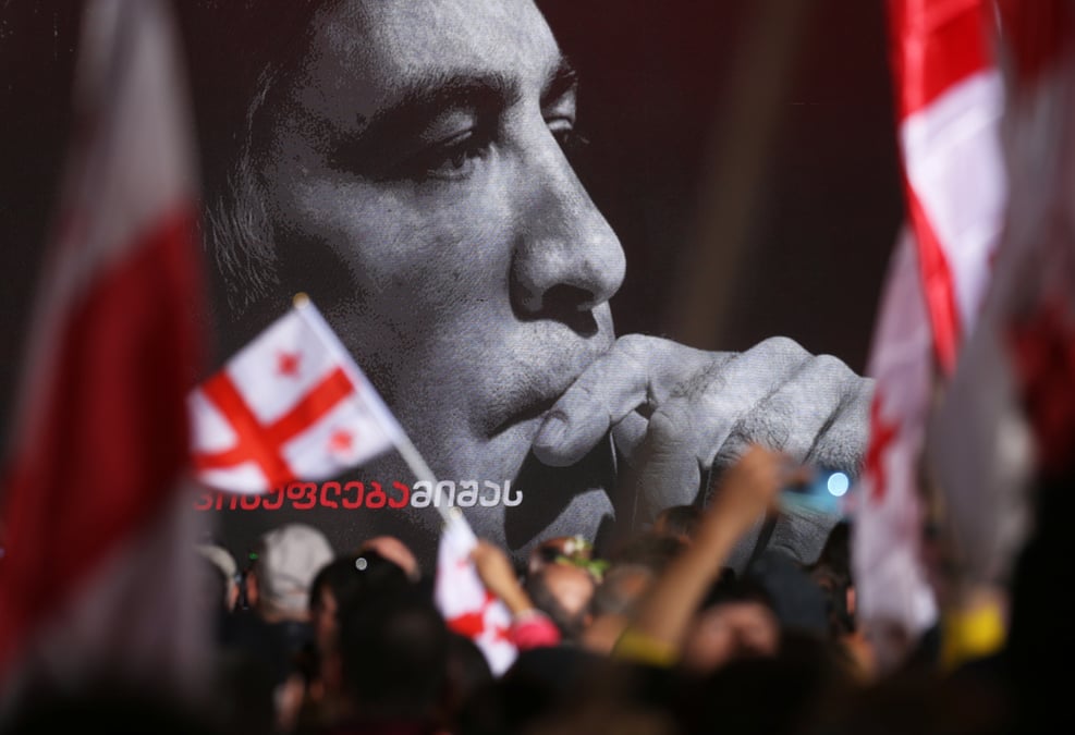 Georgie: transfusion sanguine pour l'ex-president saakachvili en greve de la faim