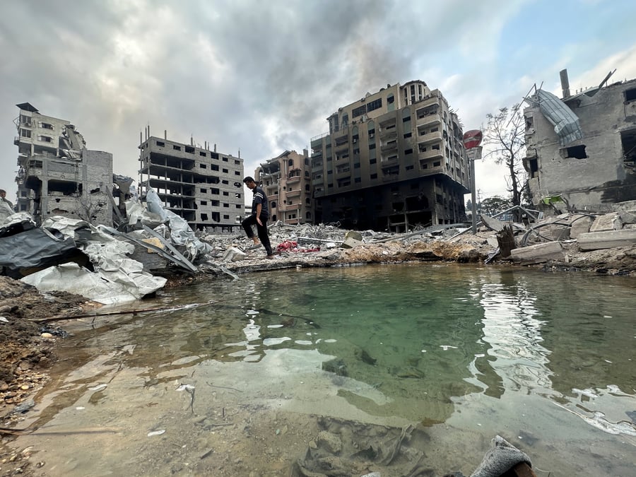Aftermath of israeli strikes