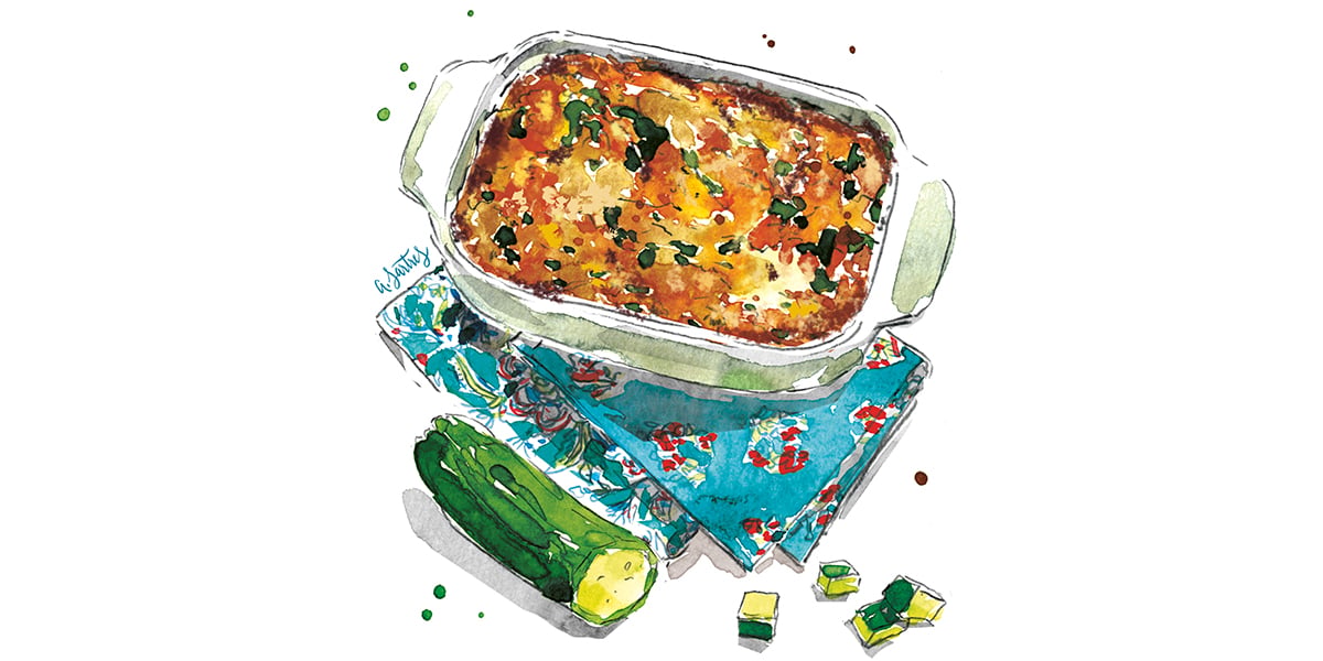 Cette semaine, découvrez la recette du crumble à la courgettes.
